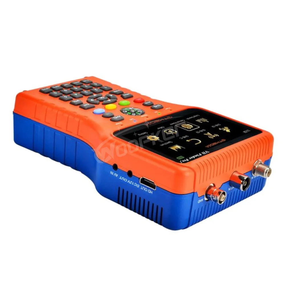 Woopker V8 Finder Pro 2 DVB-S2 DVB-T2 DVB-C Freesat 1080P HD AHD H.265 Sat Free Satellite Finder Meter