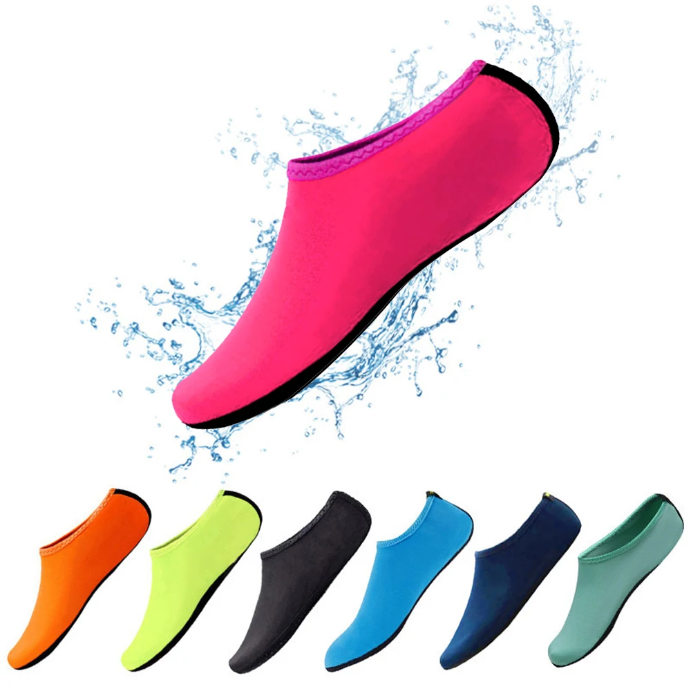 Calcetines acuáticos de playa para hombre, mujer, chico, natación, deporte acuático, zapatillas descalzas, gimnasio, Yoga, Fitness, baile, natación, surf, buceo, snorkel