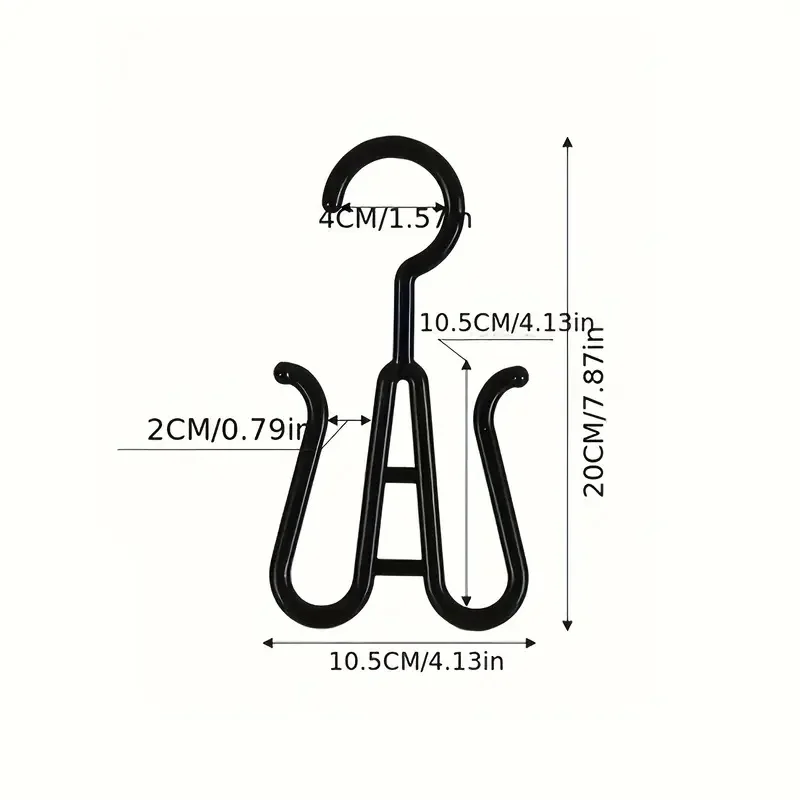 2 pçs cabides de peruca de plástico portátil cabide de peruca-elegante e conveniente peruca preta ganchos de armazenamento conveniente para múltiplas perucas