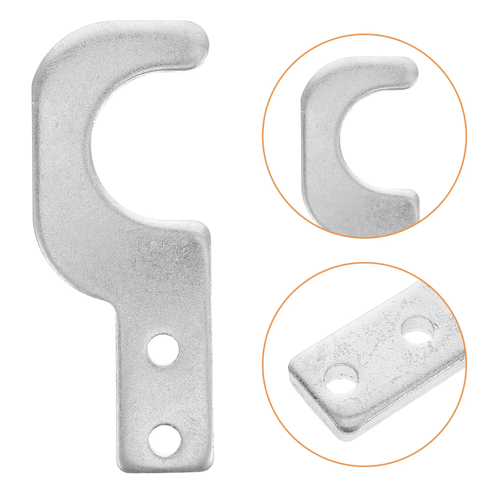 2pcs Scaffold Board Safety Hooks Heavy Duty Secure Clamps Support Brackets Locking Design Quick Install Wear Resistant Universal