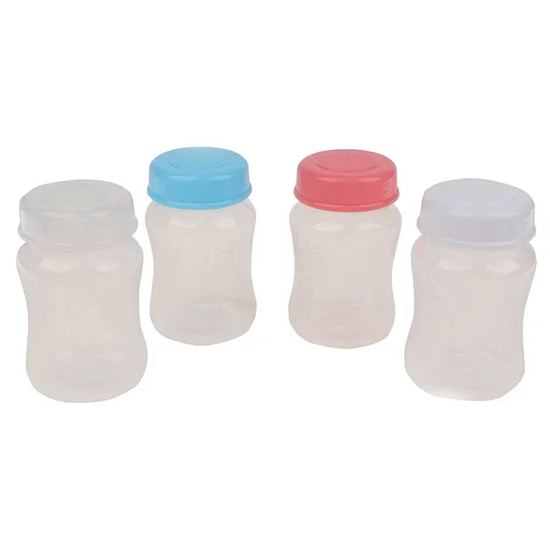 180ml ขวดเก็บน้ํานมคอกว้างทารกแรกเกิดตู้แช่แข็งอาหารสดถ้วยขวดเก็บน้ํานม