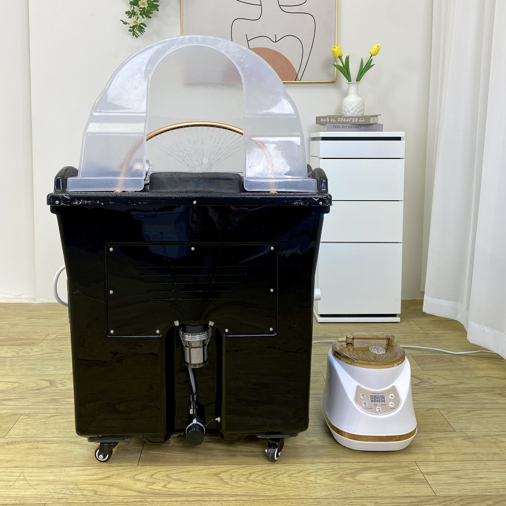 Head SPA Shampoo Basin with 60L Water Storage Tank, Water Heating, No Need to Connect Water Pipe, Water Cycle Hydrotherapy