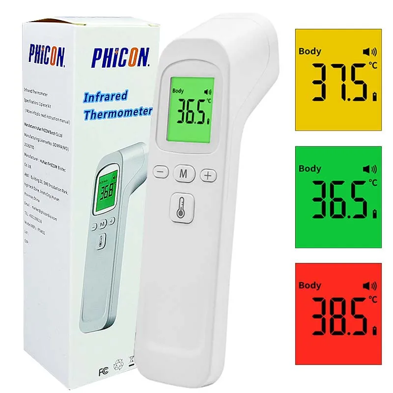 Termómetro Digital infrarrojo para fiebre, termómetro médico para el hogar, Digital, para bebés y adultos, láser sin contacto, temperatura corporal, termómetro para oído