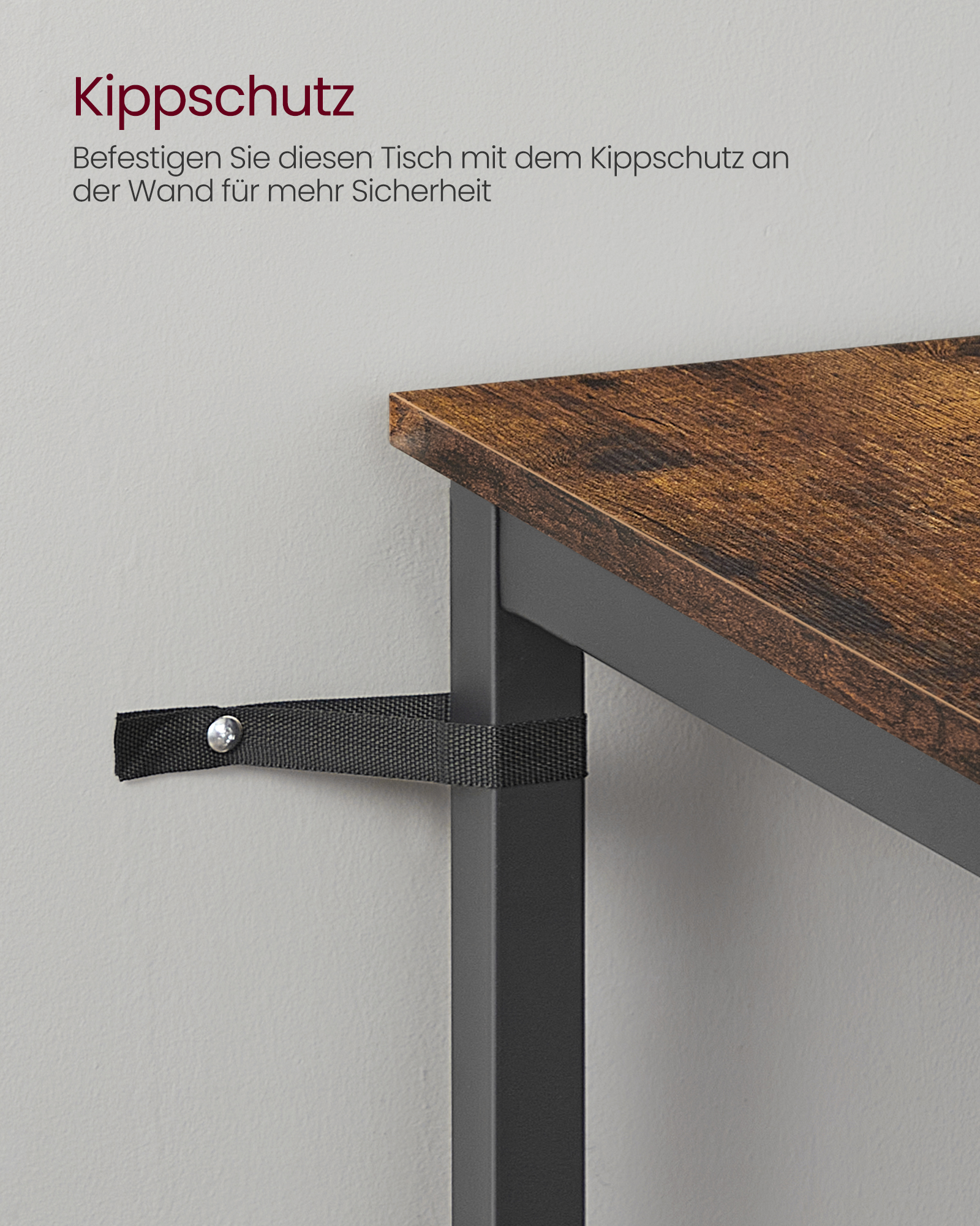 VASAGLE Bartisch mit 2 Barhockern Set, Stehtisch, Küchentisch hoch, Küchenstühle, Barstuhl, Küchenstuhl, Metallgestell