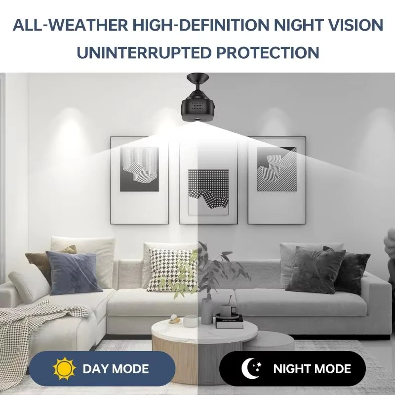 New 4K Mini Security Camera Full Color Night Vision High Definition WiFi Monitor Motion Detect Surveillance Waterproof 2025