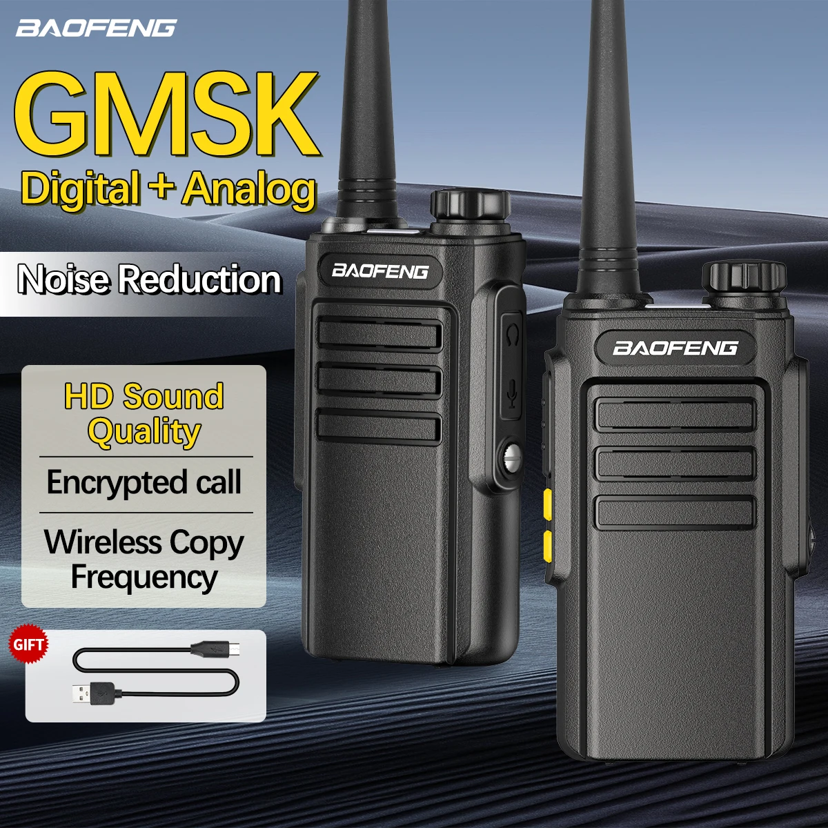 Baofeng GMSK Digitales Walkie-Talkie W31D Rauschunterdrückung Drahtlose Kopierfrequenz Typ-C-LadegerätZwei-Wege-Radio-Upgrade BF-888S