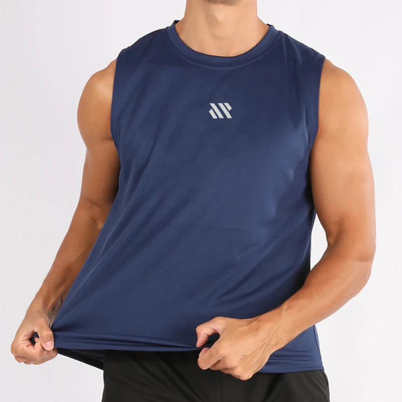 ADED Summer new Gym Vest Men Bodybuilding Sleeveless Sports Tank Top quick-drying mesh Fitness Running Tank Top men Clothes