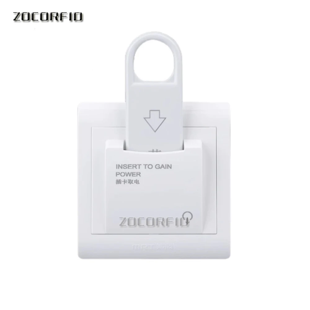 10 stücke 86X86mm High Grade Hotel Magnet Karte Schalter 220V/25A, energiesparende schalter, einfügen Schlüssel für power, ohne zeit verzögerung