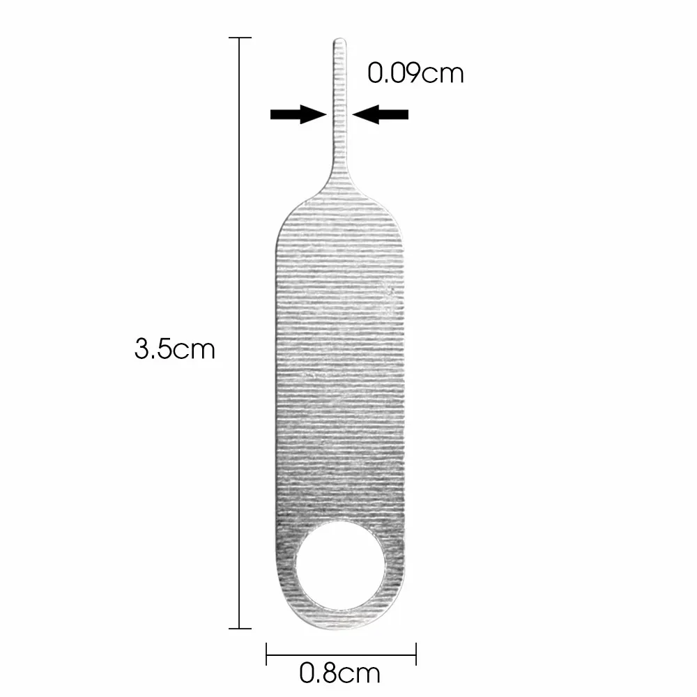 SIM Card Tray Ejector Eject Pins Key Removal Tool for iPhone Samsung Huawei Xiaomi Phones Tablet Universal Metal Removal Needle