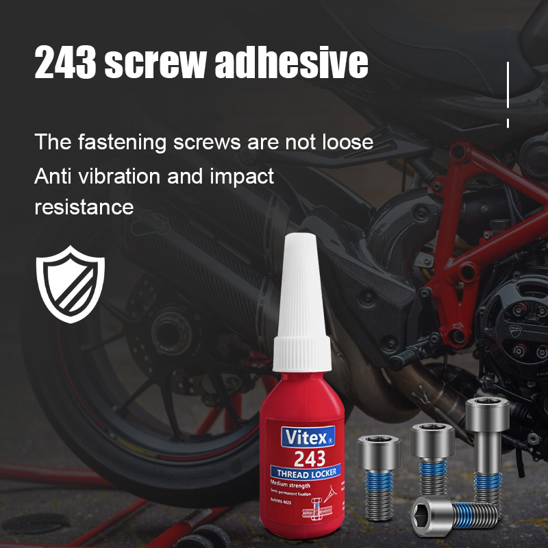 Screw Lock Threadlocker Red Screw Glue Thread Locking Agent Anaerobic Glue Anti-loose Universal Thread Sealants
