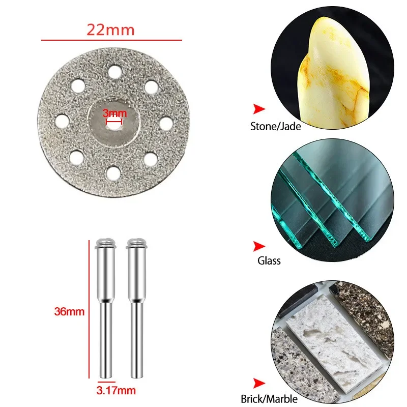 31pc 다이아몬드 커팅 디스크 샌딩 그라인딩 휠 원형 톱 블레이드 목공 금속 Dremel 미니 드릴 로타리 도구 액세서리