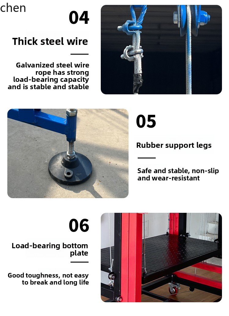 HT electric scaffold folding construction site multi-function remote control lifting platform