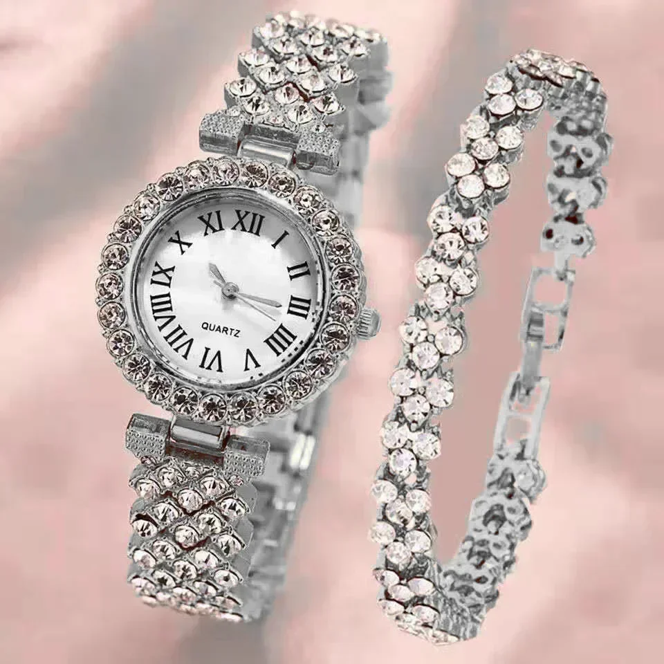 Gypsophila สายคล้องผู้หญิงแฟชั่นนาฬิกา Simple Starry sky Dial Luxury Quartz นาฬิกาผู้หญิงนาฬิกา Rose Gold Pointer นาฬิกาข้อมือ