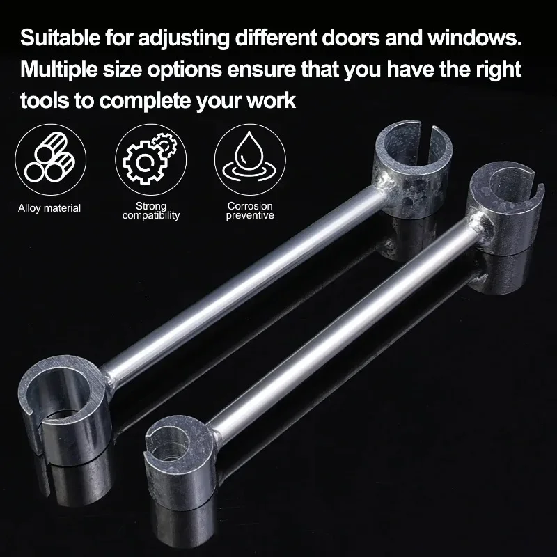 Double Head Hinge Gaps Adjusting Wrench Door Hinge Repair Spanner Labor-Saving Wrenches for Home Hinge Gaps Repair Hand Tools