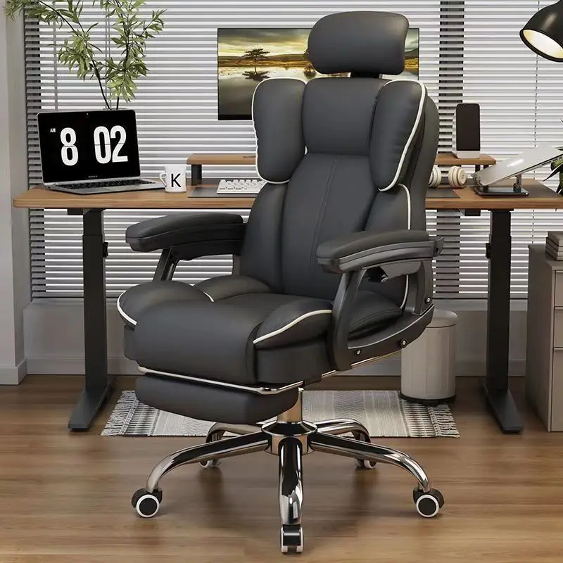 Silla de ordenador para el hogar, silla ergonómica para juegos, silla de oficina, dormitorio, estudio en vivo, cómoda silla giratoria para sentarse a largo plazo