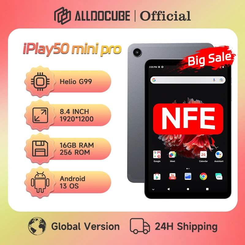 ALLDOCUBE iPlay50 mini pro Tablet 8,4 Zoll MTK Helio G99 8 GB RAM 128/256 GB ROM Android 13 5000 mAh LTE & Wi-Fi Sonderpreis Verkauf