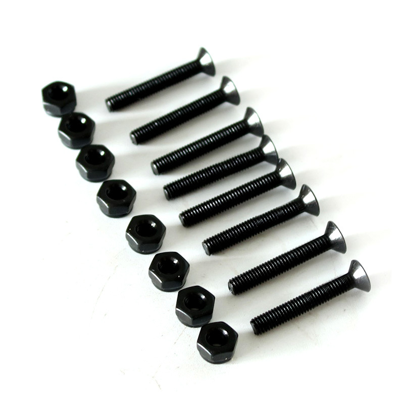 1Set Skateboard Riser Pad 3mm PU Gummidichtung mit 29mm Schrauben Longboard Deck Stoßdämpfung LKW Halterung