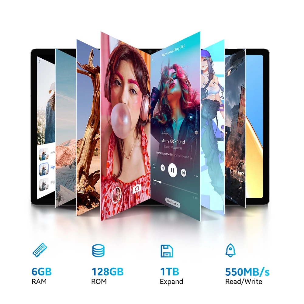 CHUWI HiPad XPro планшет, 6 ГБ 128 ГБ, экран 10,5 дюймов, Android 12