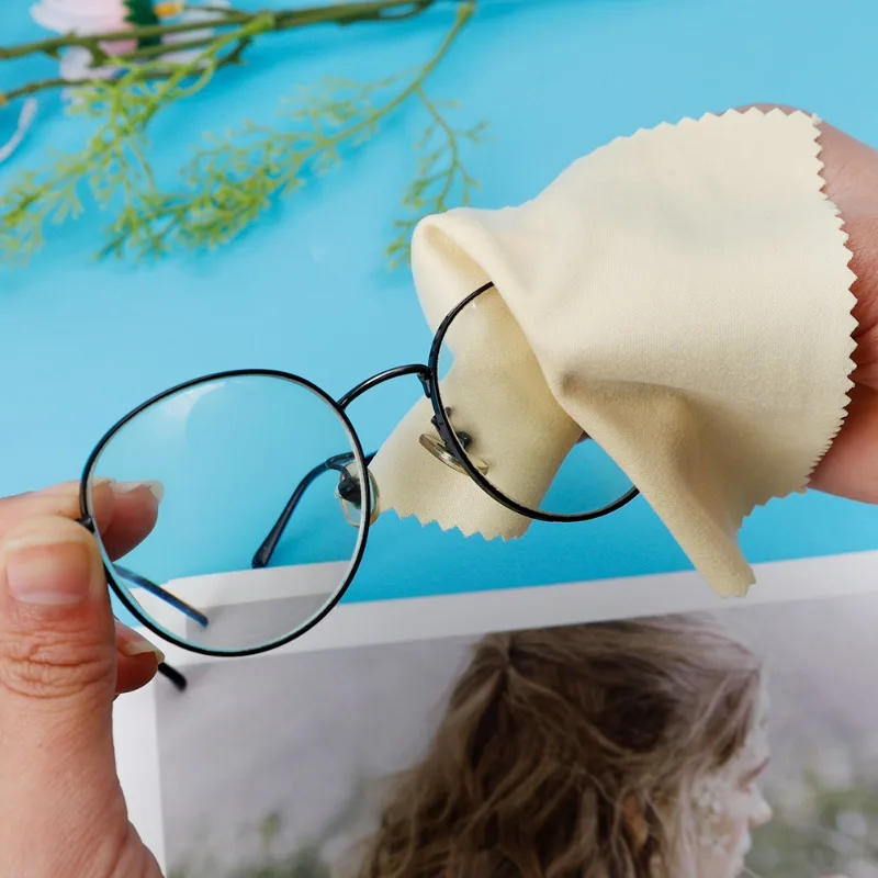Superfine Fiber Glases Cloth Soft High Quality Cleaner Eyewear Accessory Square Mobilephone Screen Cleaning Wipe Cloth
