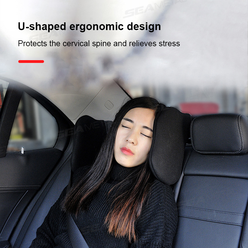 Interior do carro Assento Traseiro Encosto de Cabeça Travesseiro, Crianças Almofada Cabeça, Segure para Viagem, Dormir Sesta, Protetor da Criança, Pescoço Resto Almofadas