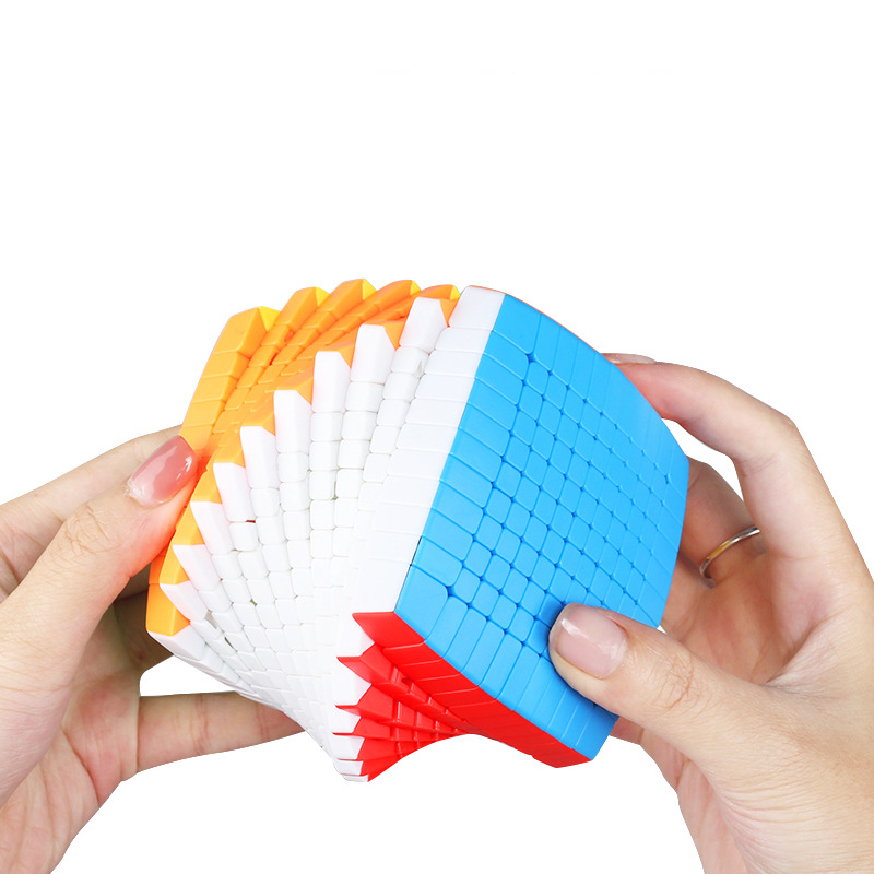 Shengshou-Cubo mágico de velocidad, juguetes sin pegatinas, rompecabezas, 10x10, 11x11, 10x10
