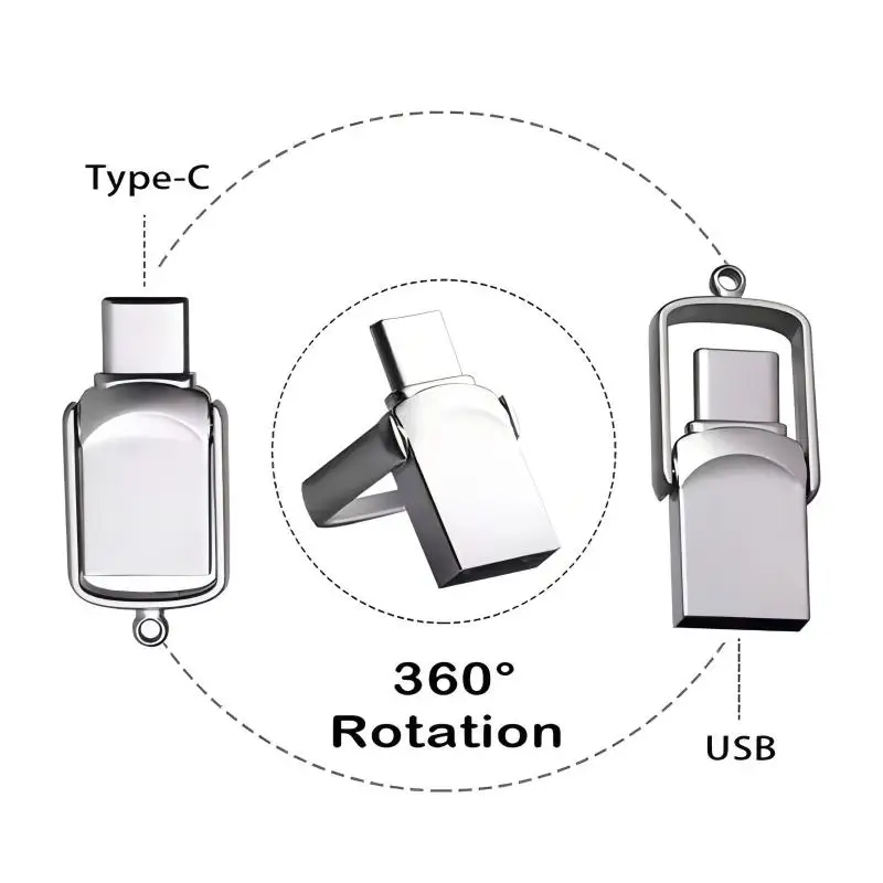 CCSN 2-in-1-Stick USB-Flash-Laufwerk 32 GB 64 GB 128 GB für TYPE-C PC Hochgeschwindigkeits-USB-Flash-Laufwerk 128 GB USB 2.0 TYPE-C 32 GB 64 GB