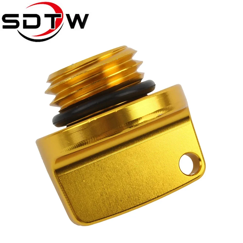 Tapa de cárter de motocicleta CNC, tapón de cubierta de tornillo de llenado de aceite de motor M20 * 2,5 para Yamaha Honda Suzuki Kawasaki, piezas de uso General