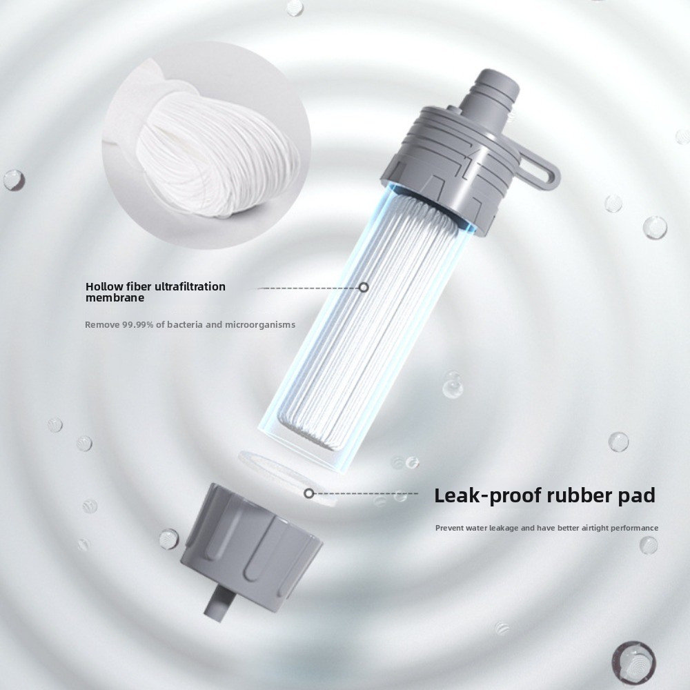 Outdoor-Wasserreiniger, Ultrafiltrationsmembran, Wasseraufbereitung, StrawDirectDrinkingWild Drinking, tragbarer Mini-Außenfilter