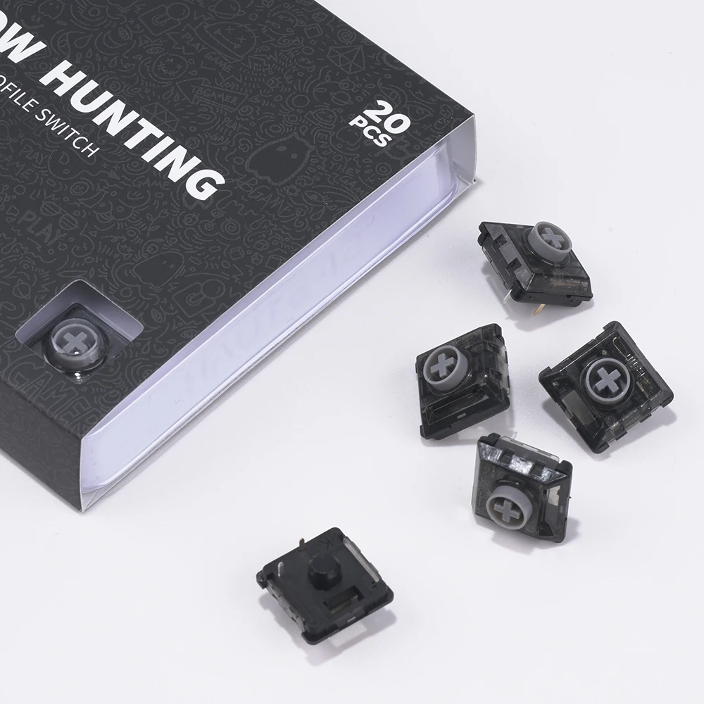 Haute42 Kailh Low Profile Shadow Hunting Switch For Hitbox Controller Mechanical Keyboard 2.0mm Linear Silent Switch For Hitbox