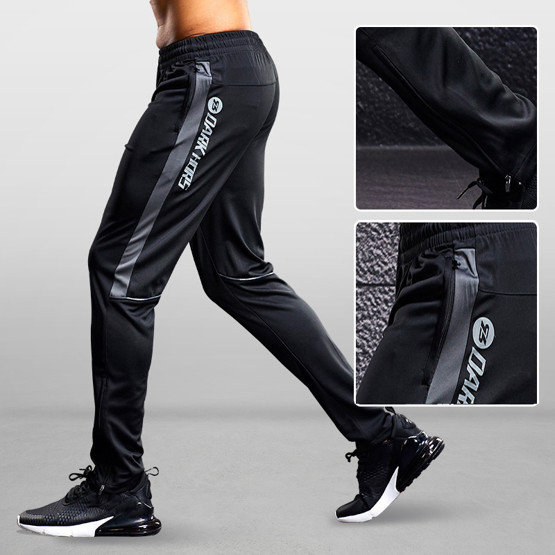 Männer Sport Hosen Laufhose Mit Zipper Taschen Fußball Training Jogging Sport Hosen Fitness Fußball Leggings Jogginghose