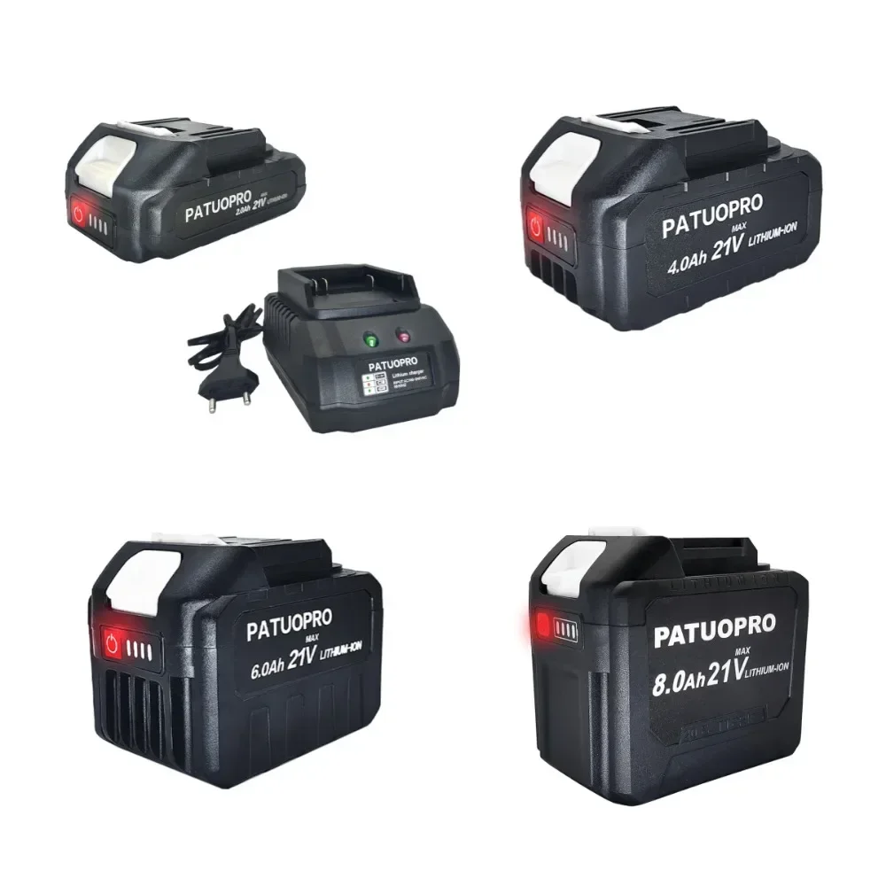 18-21 В перезаряжаемая литиевая батарея 2,0 4,0 6,0 8,0 Ач подходит для Makita 18 В электрический гаечный ключ пила дрель шлифовальная машина отвертка электроинструменты
