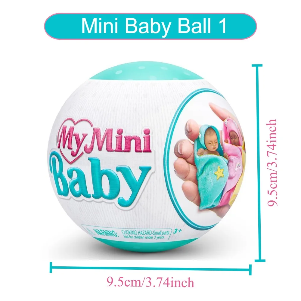 Meine Mini-Baby-Überraschungspuppe Zuru 5, Überraschungs-Mini-Marken-Spielzeug, süßes Geschenk, Miniatur-Spielzeug, Miniatur-Spielzeug, Mystery Blind Boxes, Babyspielzeug