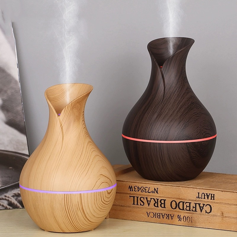Humidificador de aire de 200ml, difusor de aceites esenciales, generador de niebla USB, Mini Humidificador con luz colorida para el hogar, oficina y coche