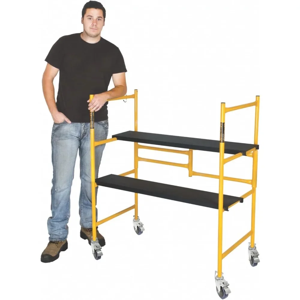 Mini Folding Steel Scaffold - 500-Lb. Capacity, Model Number I-IMCN