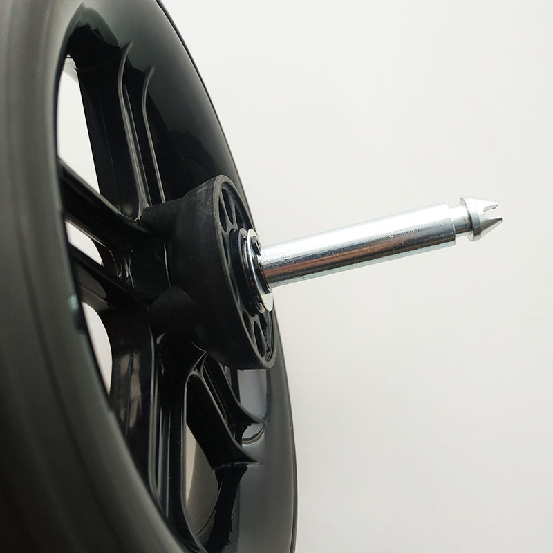 Rueda de cochecito para cochecitos de la serie Melio Compatible con Cybex Melio 2/3/carrito de fibra de carbono con rodamiento de eje, accesorios para cochecito de bebé