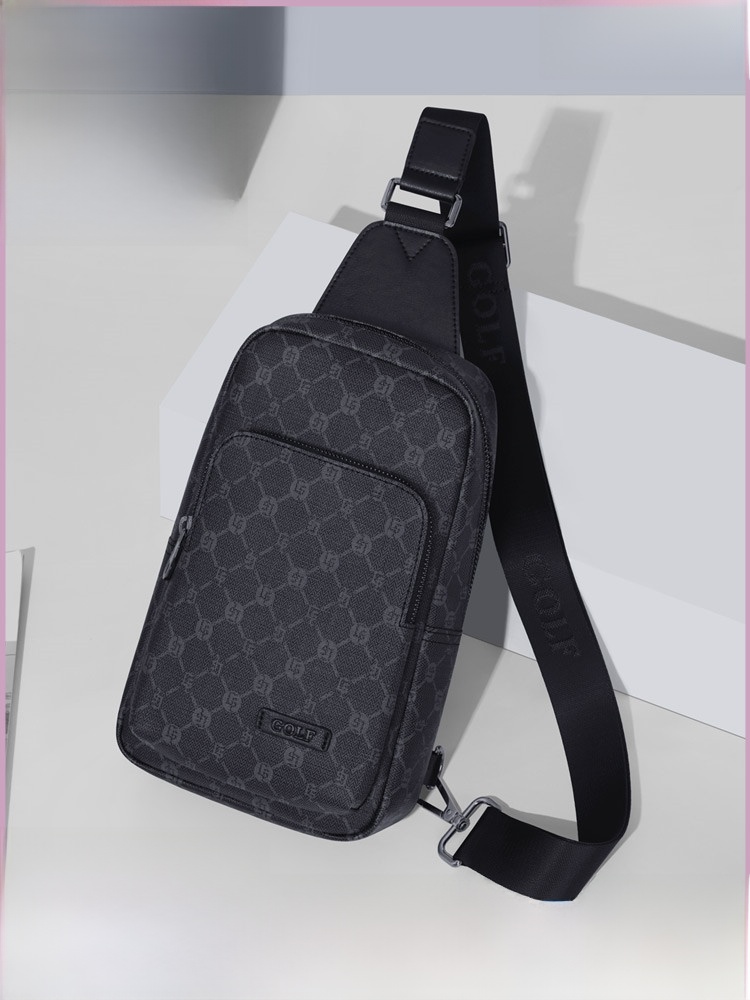 Golf 2025 New Men's Chest Bag Large Capaci Casual Crossbody Bag Fashionable Versatile Trendy Brand Mini Backpack for Men