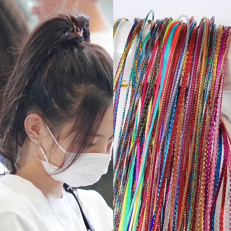 90 ซม.ผสมสีสัน 4-30Pcs ผม braids เชือก strands สําหรับแอฟริกัน braids สาว DIY ผมหางม้า braids ผู้หญิงจัดแต่งทรงผมอุปกรณ์เสริมผม