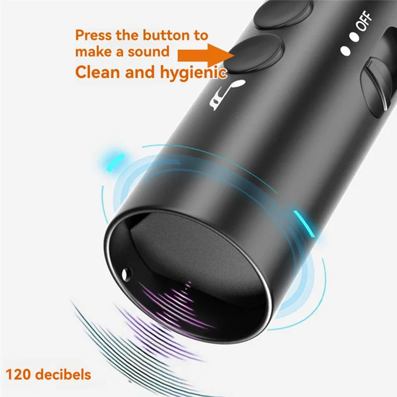 Sifflet électronique Rechargeable USB M05K avec lampe de poche, idéal pour le sport pour le Football, utilisation portable dans la vie en classe
