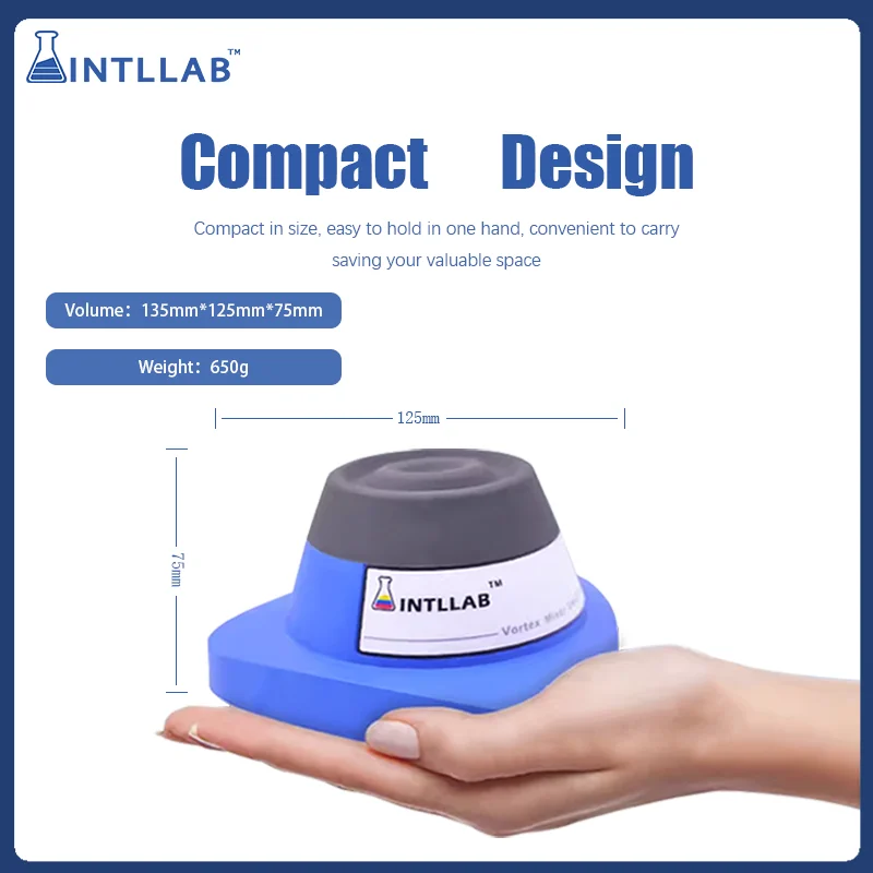 Intllab-ミニボルテックスシェーカー,実験室のタトゥー顔料,マニキュア,液体インクミキサー