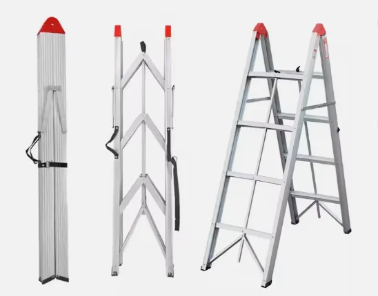 Escalera doméstica de aluminio de diseño personalizado para sitios de construcción
