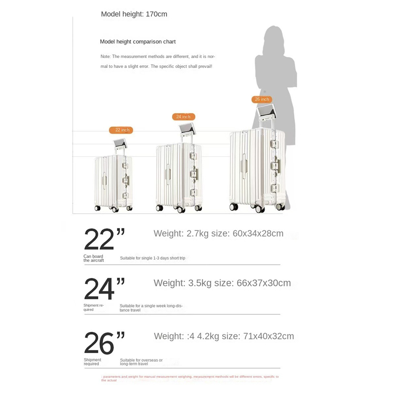 多機能キャリア - 26 インチスーツケースに座ることができます厚みのある ABS + PC トロリーケース旅行荷物アルミフレーム