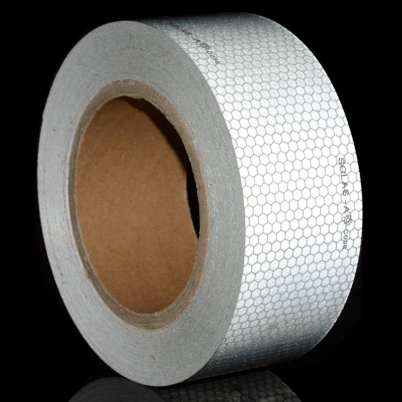 5 cm * 5 m Hochintensives reflektierendes Solas-Grade-Klebeband, wasserdicht, Auffälligkeit, hochintensiver Reflektor, selbstklebender Aufkleber für Boot