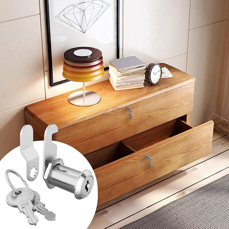 Camper Car Push Lock 20mm RV Caravan Boat Motor Home Cabinet Drawer Latch Button Locks For Furniture Hardware Accessories