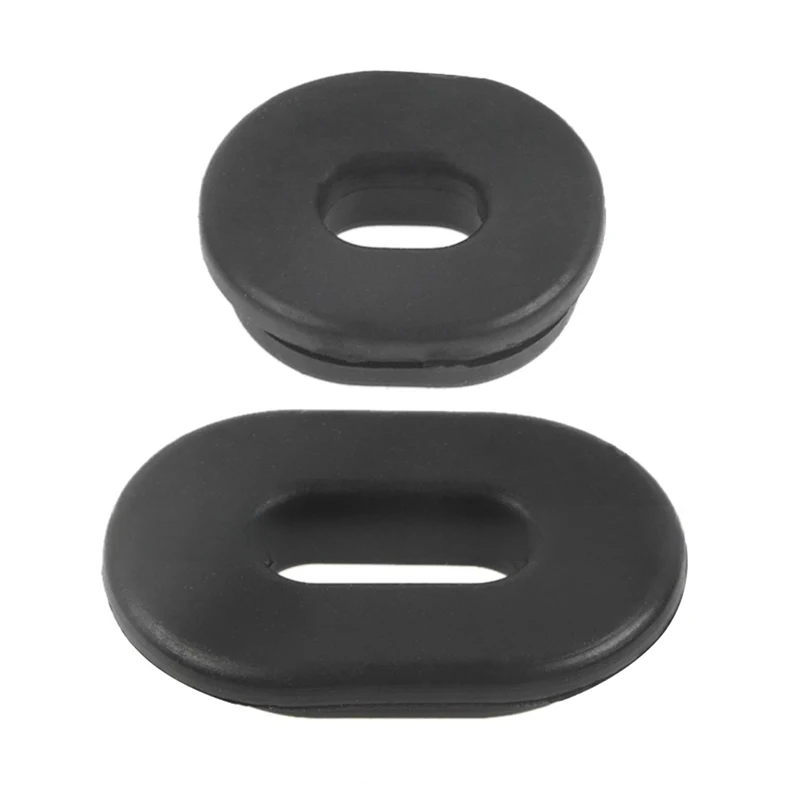 12 ピース/セットオートバイボディサイドカバー黒ゴムグロメットフェアリングワッシャーボルト固定ゴムリングオートバイ外装アクセサリー