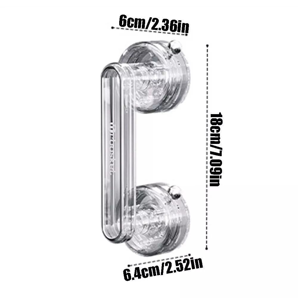 Antislip schuifdeurgreep Waterdichte zuignap Deurgreep Badkamer Afneembare kastdeurgreep