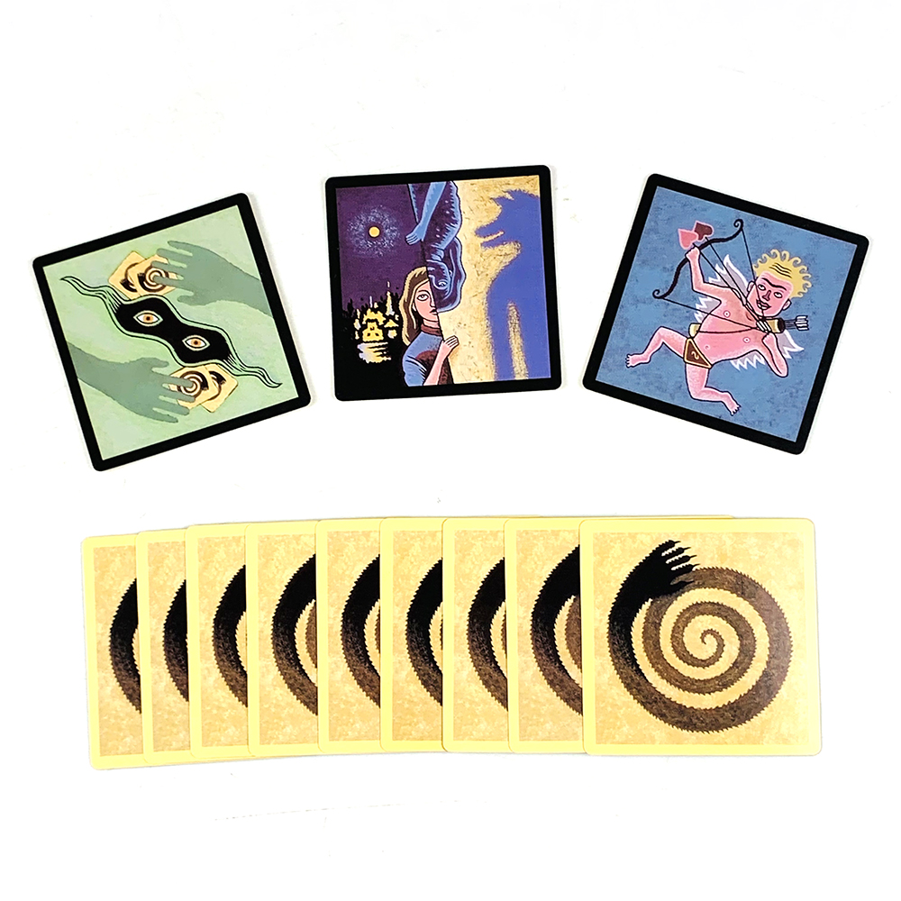 Jogo de cartas em inglês, cartas de 24 peças com guia de papel, quebra-cabeça de amigo da família, jogo de festa de lazer, presentes de Natal de Halloween