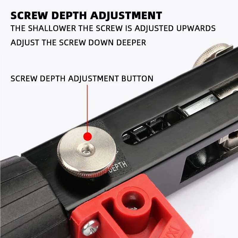 1 ชุดโซ่สกรูหัวปืนปืนเล็บอัตโนมัติไฟฟ้าชุดงานไม้ตกแต่งชาร์จ Self Tapping ไขควง