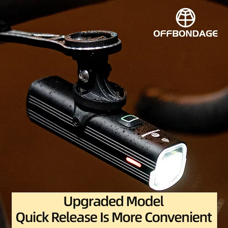 Offbondage luz dianteira da bicicleta 1000lm luz à prova dwaterproof água lanterna de carregamento usb mtb estrada ciclismo lâmpada acessórios da bicicleta