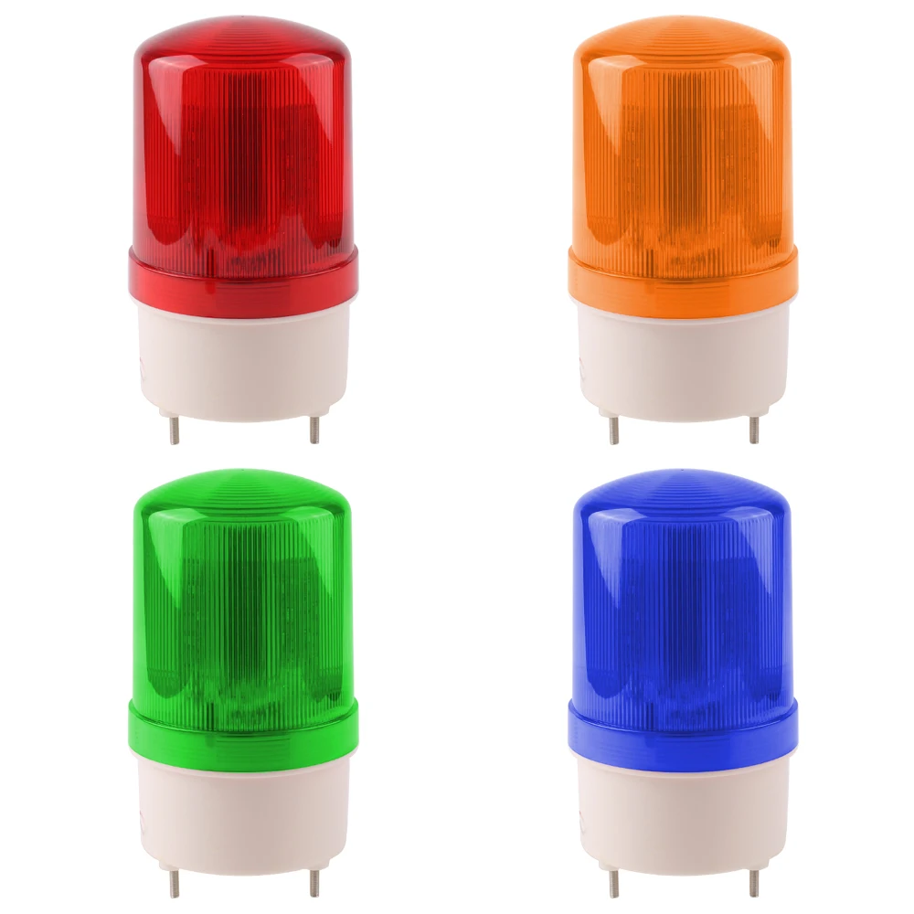 Industrial Audible Visual Alarm Buzzer LTE-1101J Rotating Light Flashing Signal warning Lamp Strobe Siren Indicator LED DC24V12V