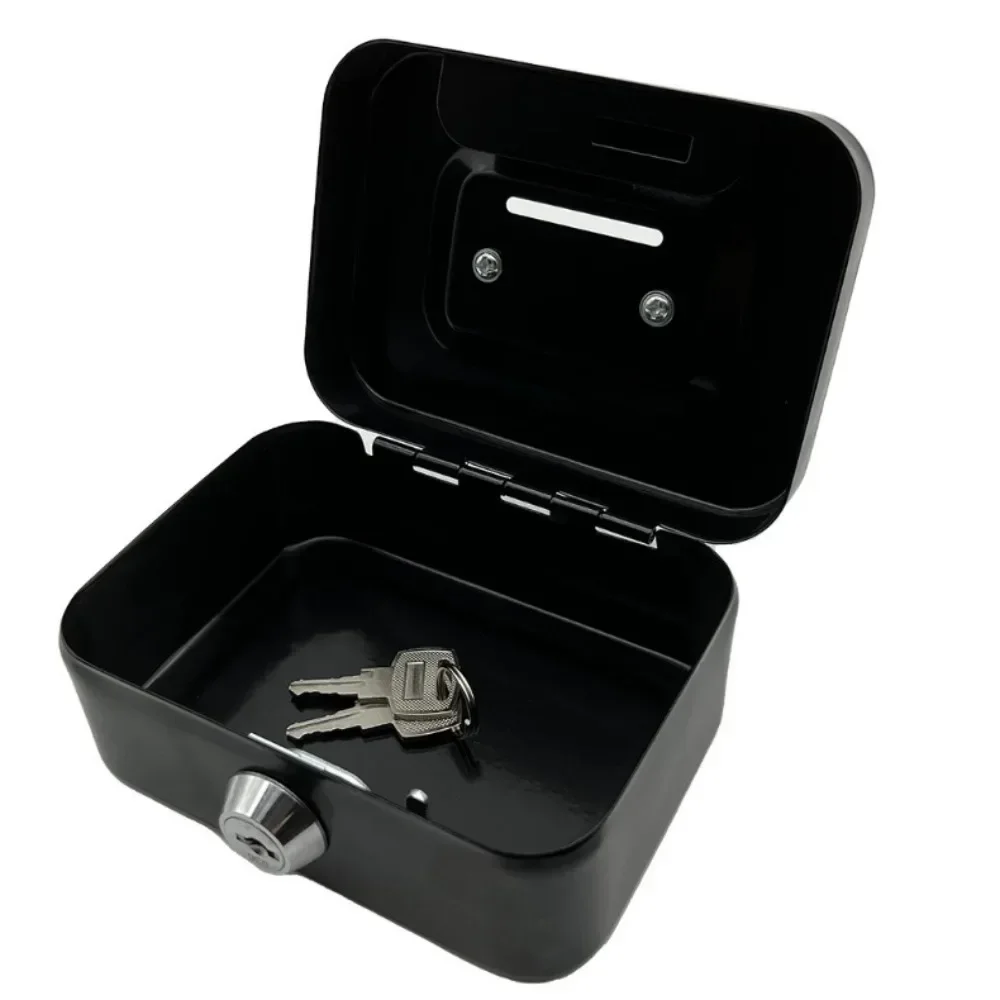 Segurança Caixa De Dinheiro De Metal, Cofre De Dinheiro, Caixa De Chave Depositada, Stash De Aço, Armário De Segurança